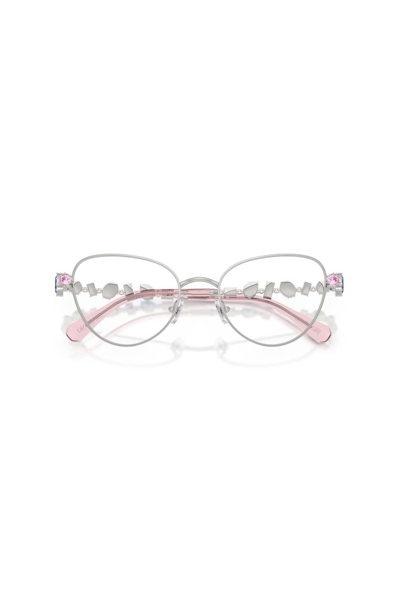 53mm Cat Eye optical glasses, Alternate, color, Silver