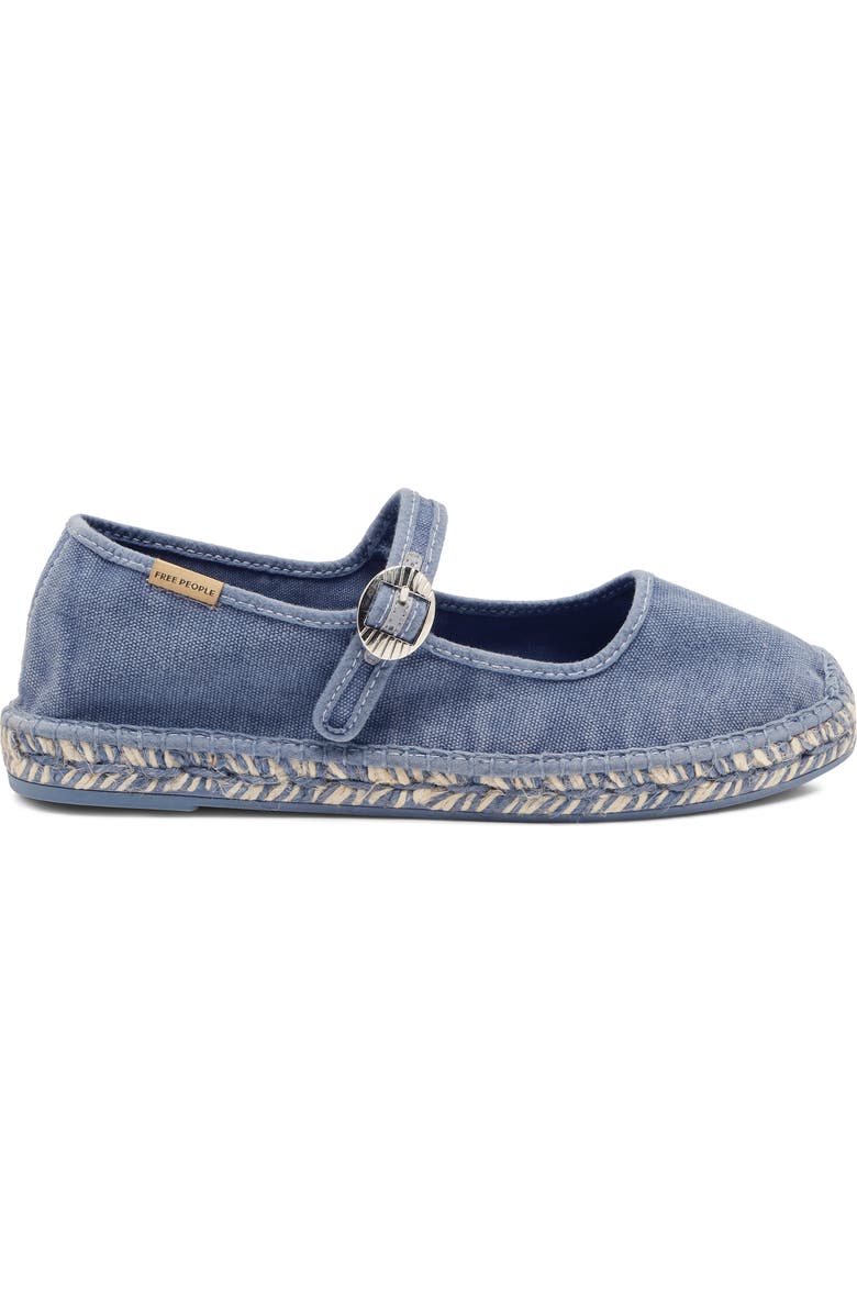 Free People Oasis Mary Jane Espadrille, Alternate, color, Washed Nautical Blue