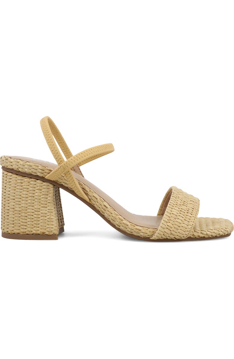 MIA Zissy Slingback Sandal, Alternate, color, Natural