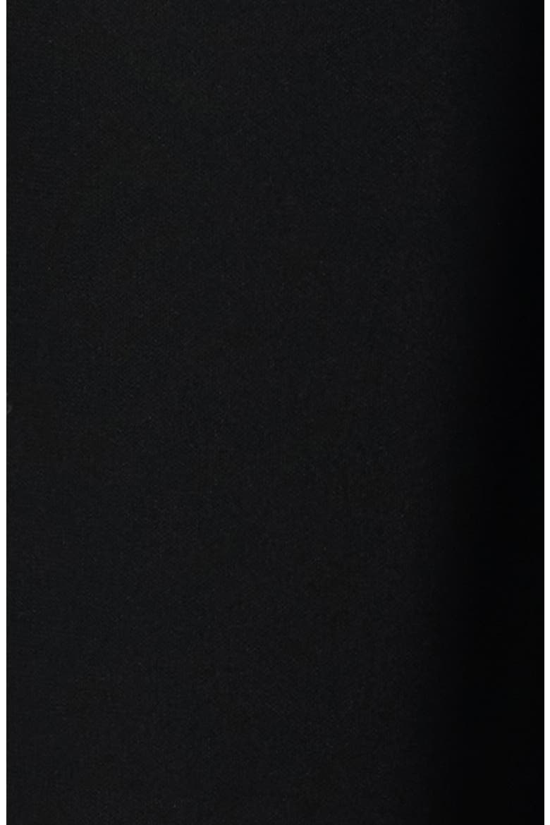 Ruched Long Sleeve Midi Dress, Alternate, color, BLACK