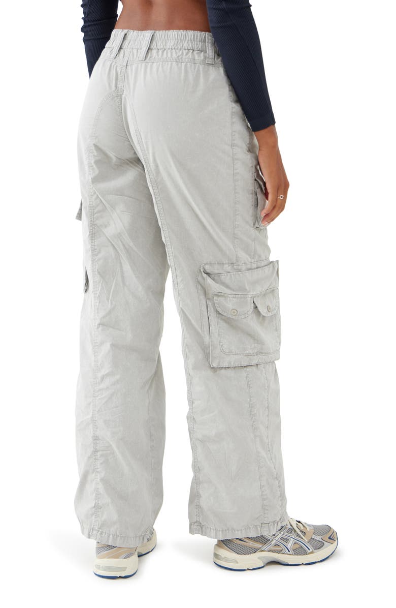 BDG Urban Outfitters Y2K Cotton Cargo Pants, Alternate, color, Grey