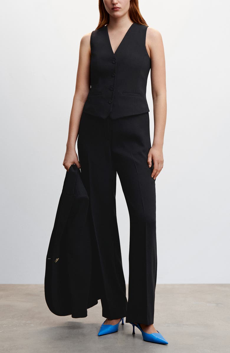 MANGO V-Neck Waistcoat, Alternate, color,