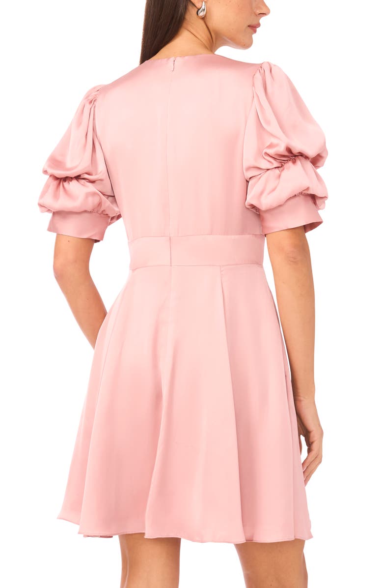 1.STATE Puff Sleeve Minidress, Alternate, color, Pale Blush