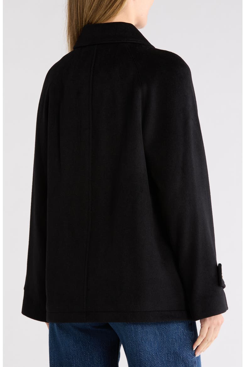 Short Button Front Jacket, Alternate, color, BLACK