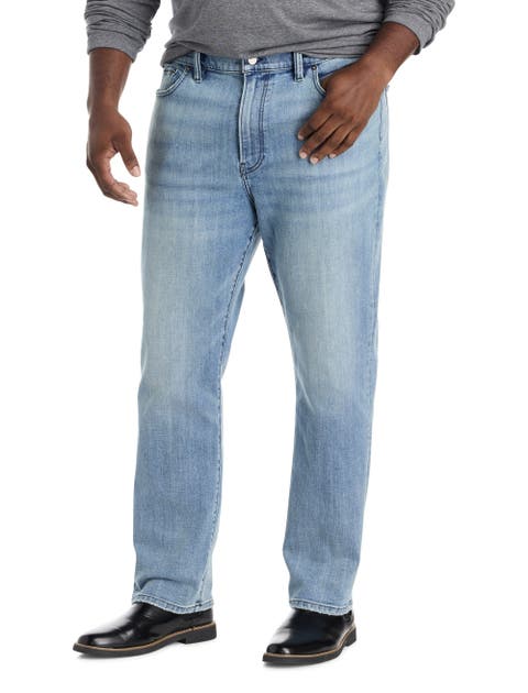 Big 
Tall Athletic Straight-Fit Jeans