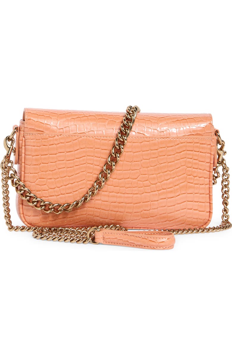 Kurt Geiger London Highgate Flap Camera Crossbody Bag, Alternate, color, Peach