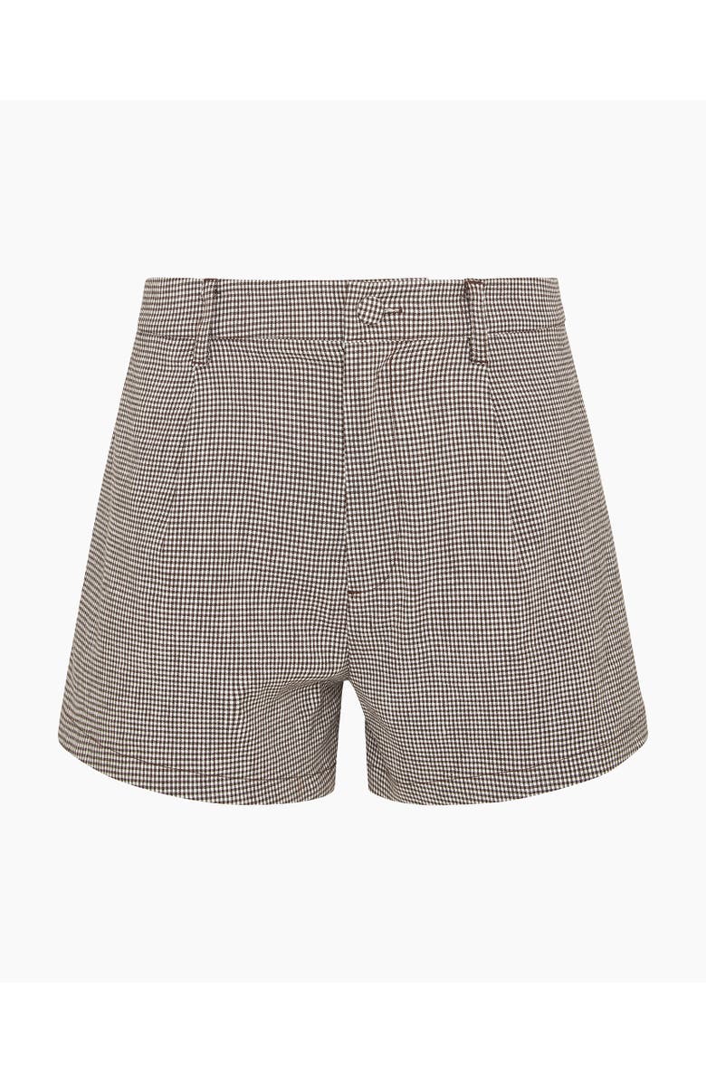 Onia Linen Stretch Short, Alternate, color, Brown/White