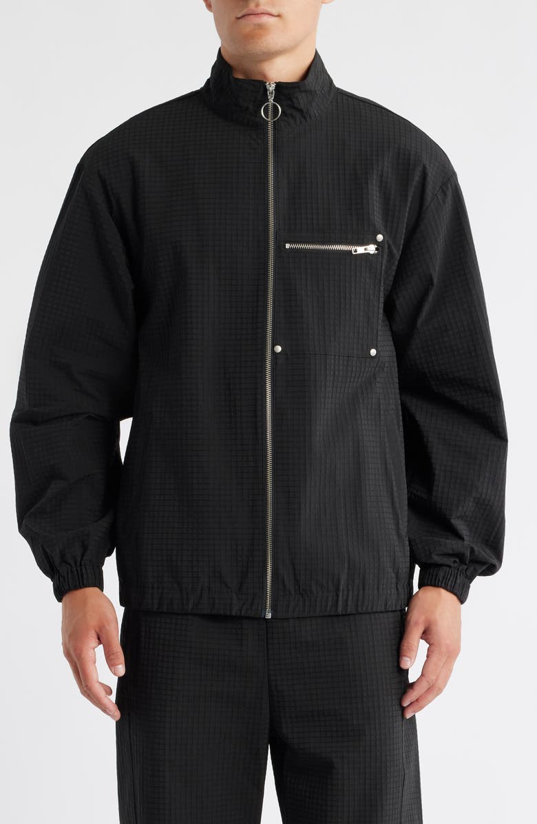 KROST Water Resistant Track Jacket, Alternate, color, Black