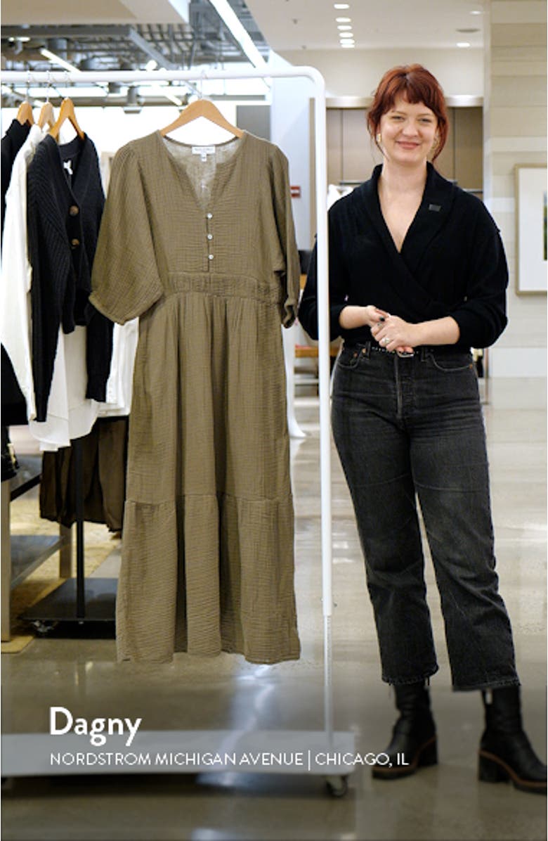 Felicity Gauze Midi Dress, sales video thumbnail
