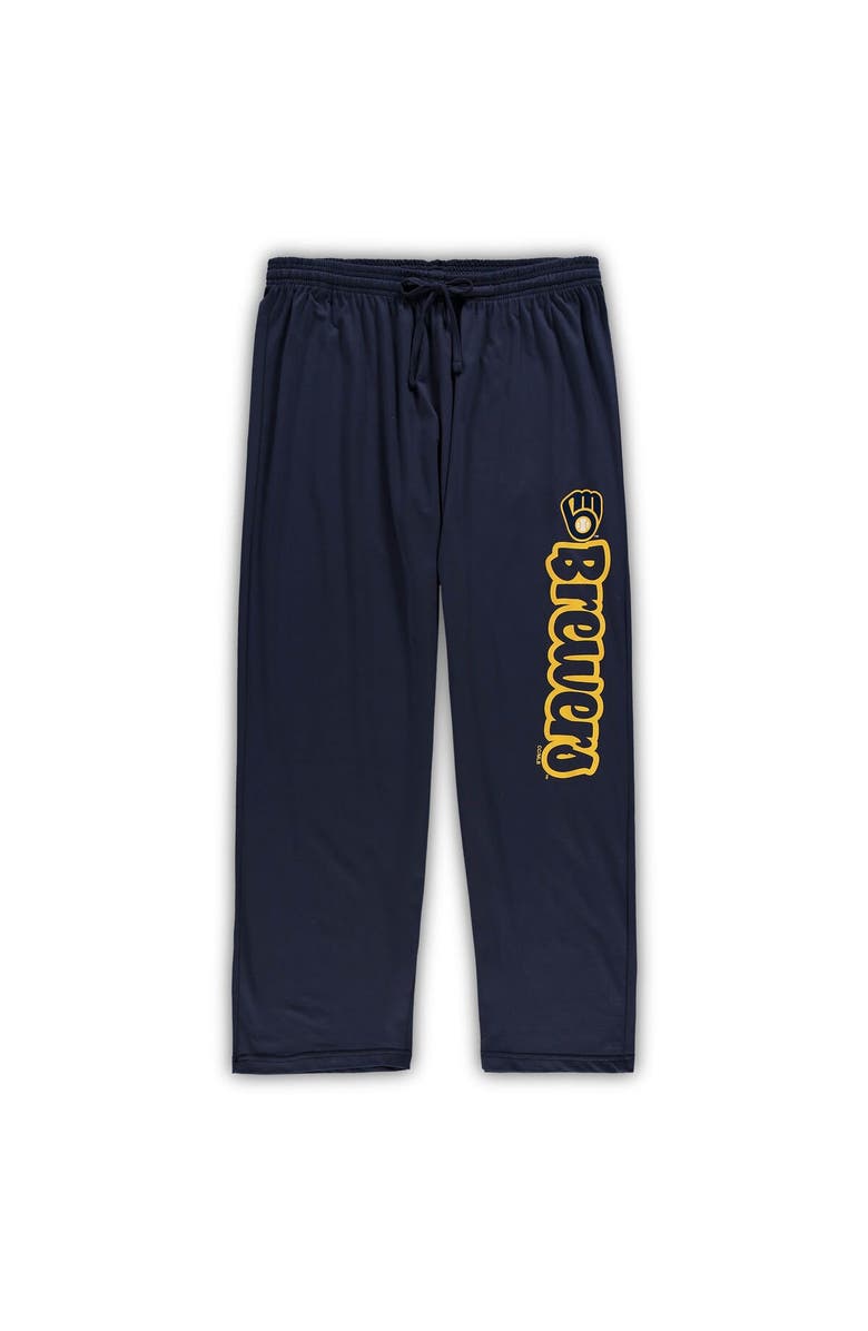 CONCEPTS SPORT Women's Concepts Sport Navy Milwaukee Brewers Plus Size Jersey Tank Top & Pants Sleep Set, Alternate, color,