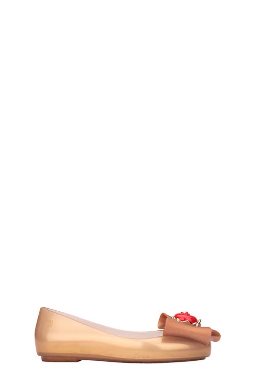 Mini Melissa X Disney Snow White Sweet Love Ballet Flat In Pink