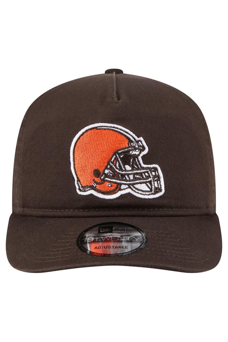 Men's New Era  Brown Cleveland Browns Team 19TWENTY Adjustable Hat, Alternate, color, Brown