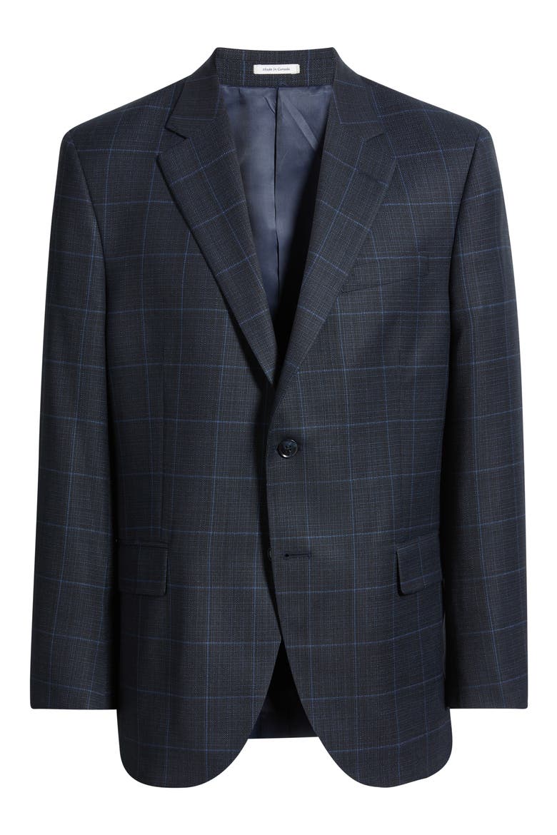 Flynn Classic Wool Sport Coat, Main, color, BLUE