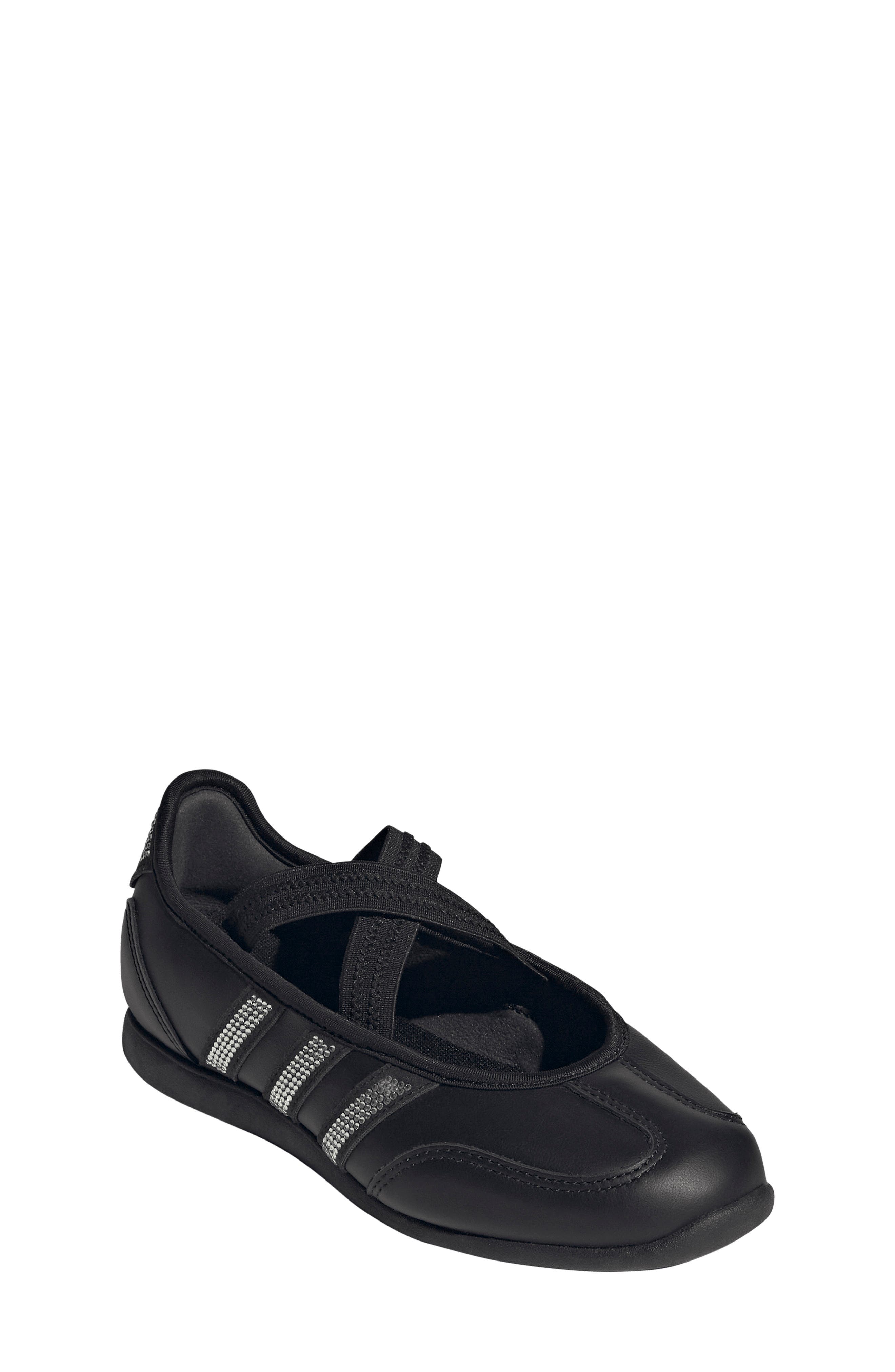 Barreda Mary Jane Flat, Main, color, BLACK/ WHITE/ SILVER
