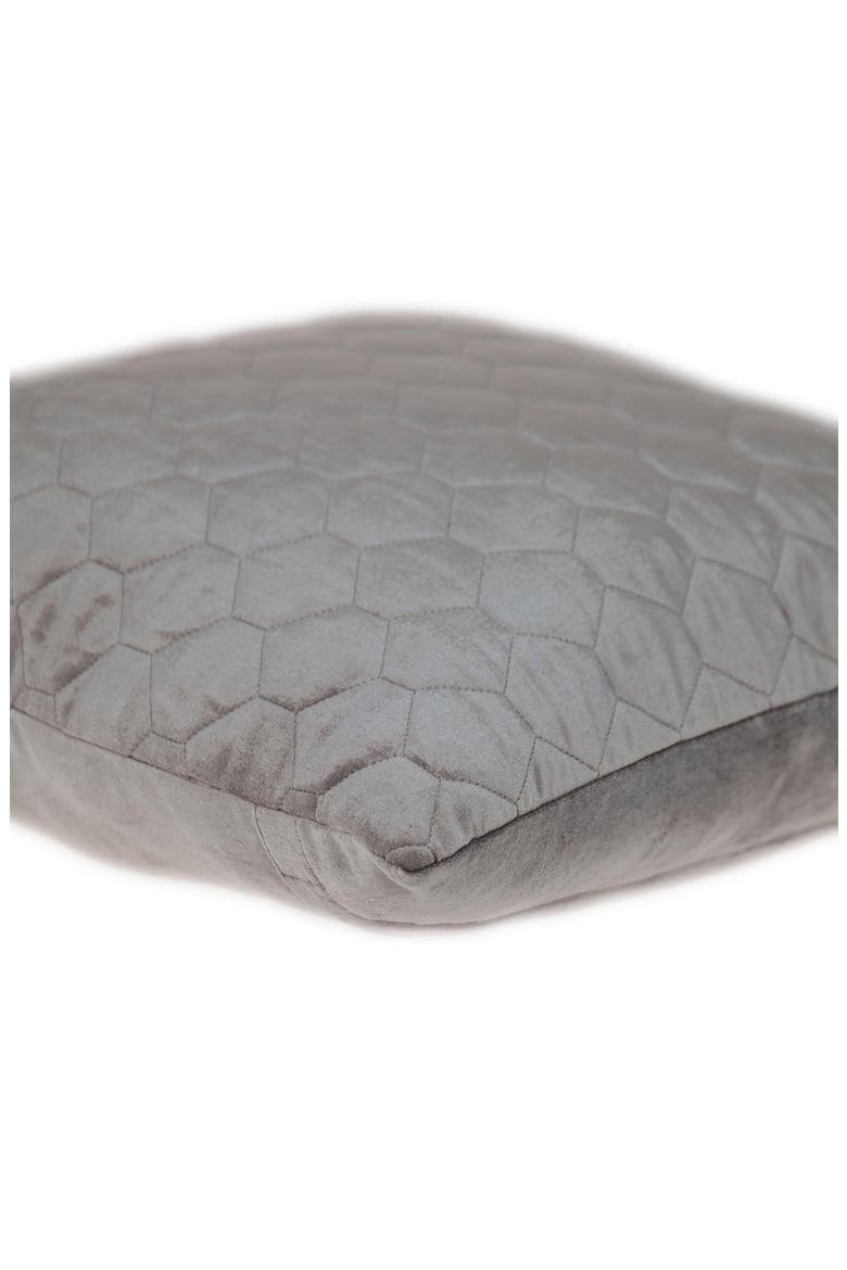 Bazyli Quilted Throw Pillow, Alternate, color, TAUPE