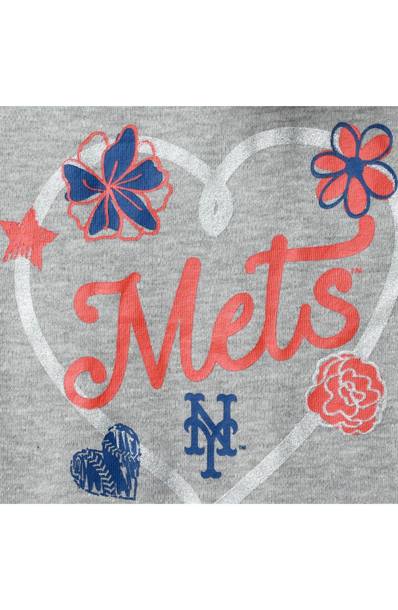 Outerstuff Infant Royal/Orange/Gray New York Mets Batter Up 3-Pack Bodysuit Set, Alternate, color, Royal