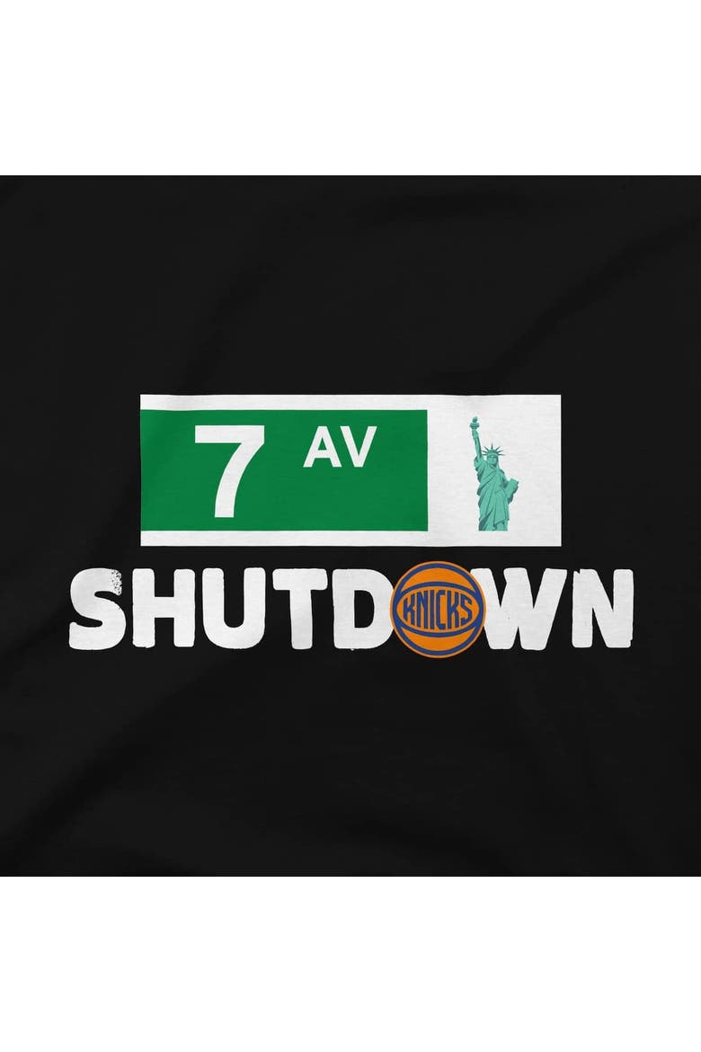 Men's Stadium Essentials  Black New York Knicks 7th Avenue Shutdown T-Shirt, Alternate, color, Black