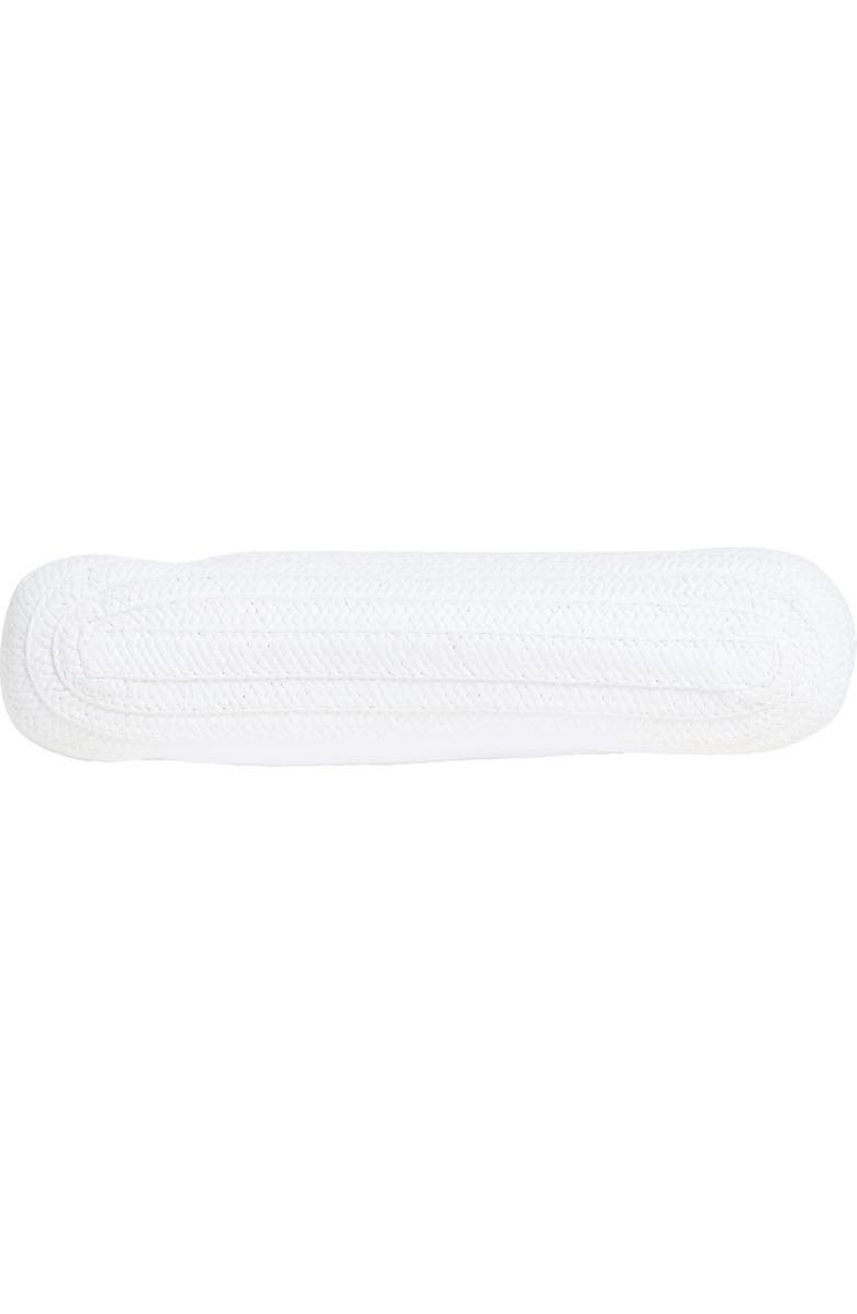 Collection XIIX Cutout Handle Straw Clutch, Alternate, color, White