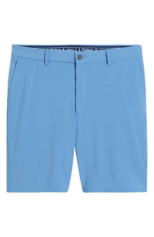 Johnnie-o Mulligan Performance Woven Shorts In Monsoon In Blue