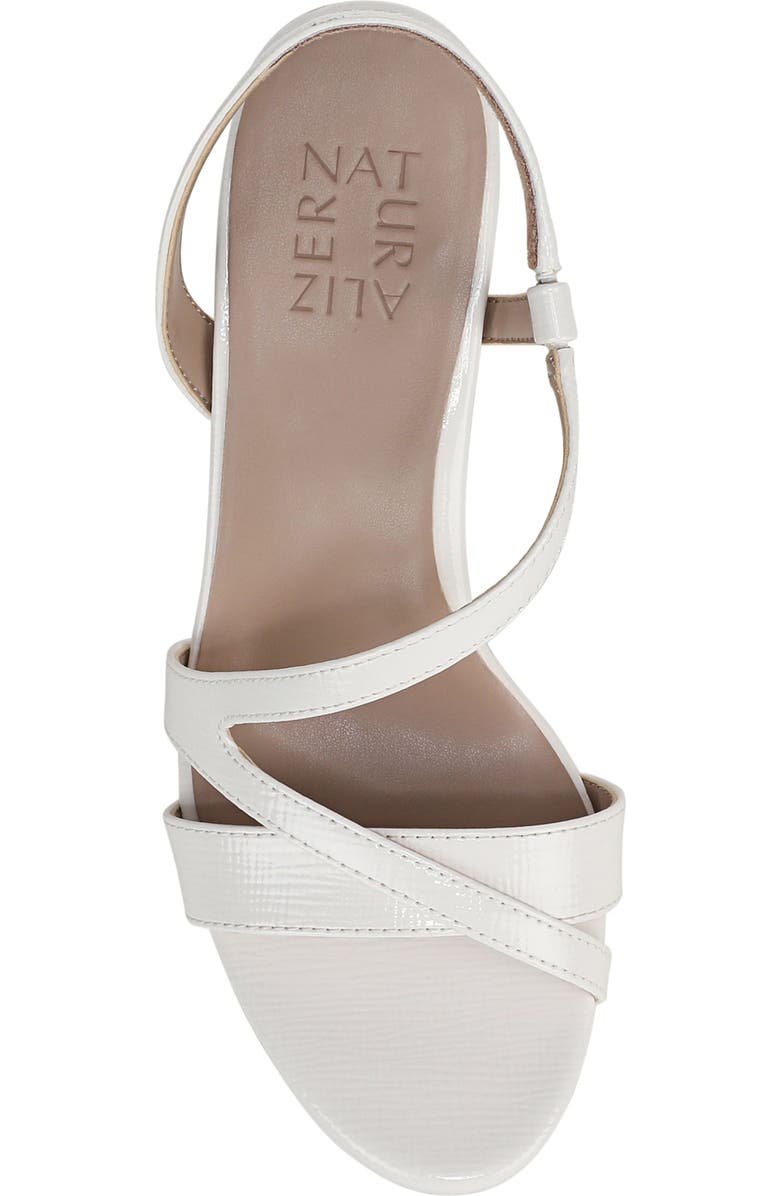 Naturalizer Abby Platform Slingback Sandal, Alternate, color, Warm White Faux Leather