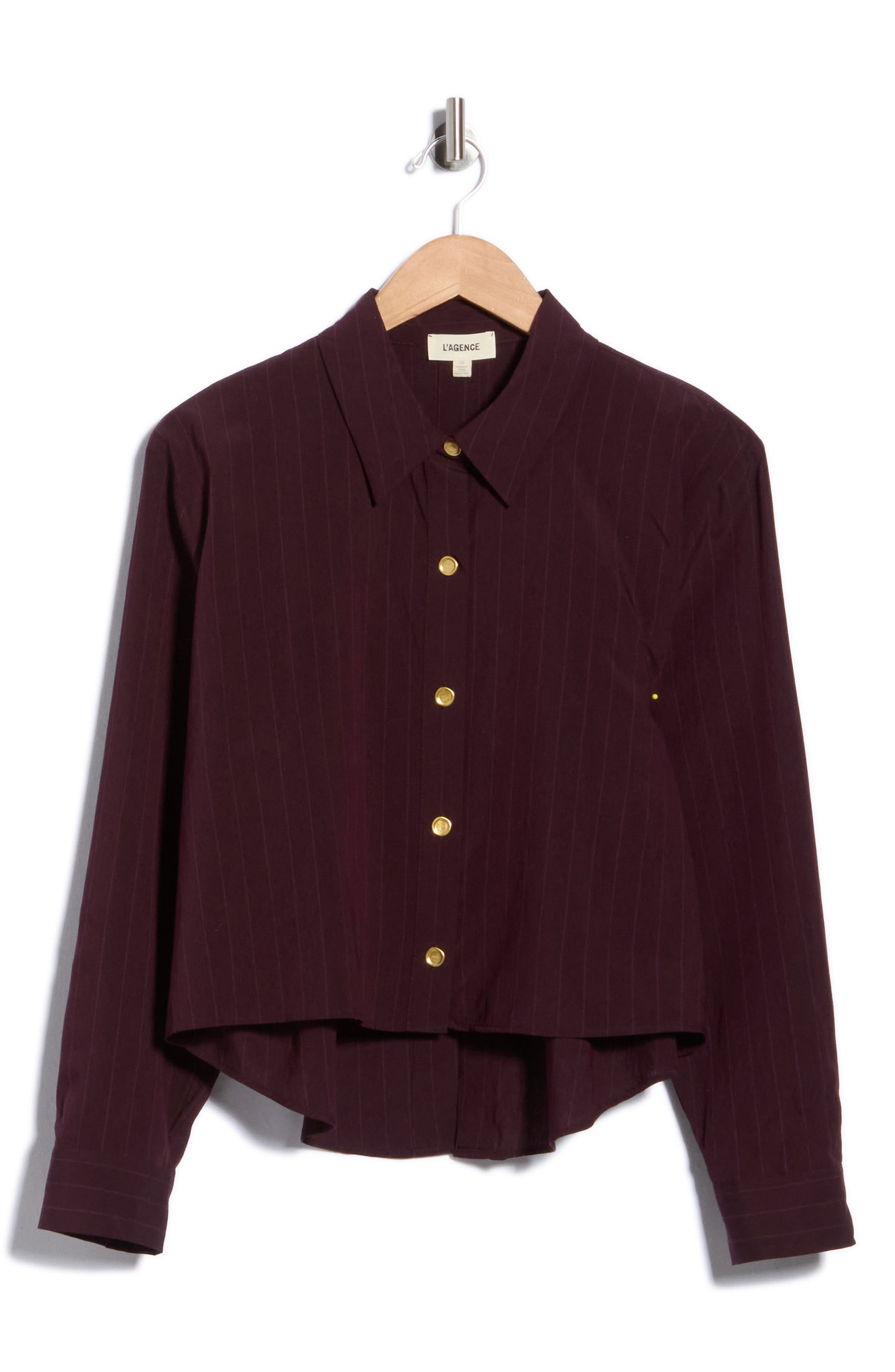 Cosette Crop Button-Up Shirt
