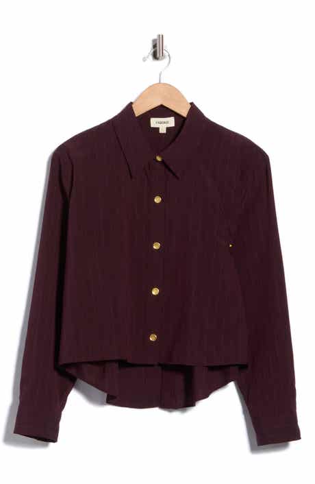 Cosette Crop Button-Up Shirt