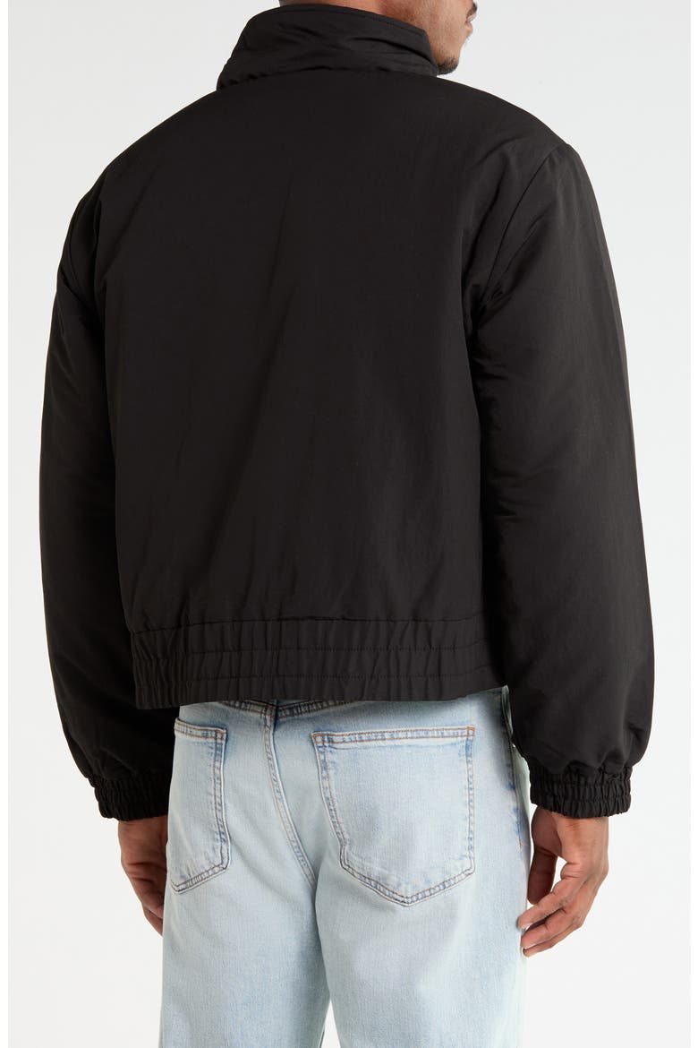 Logo Script Puffer Jacket, Alternate, color, BLACK