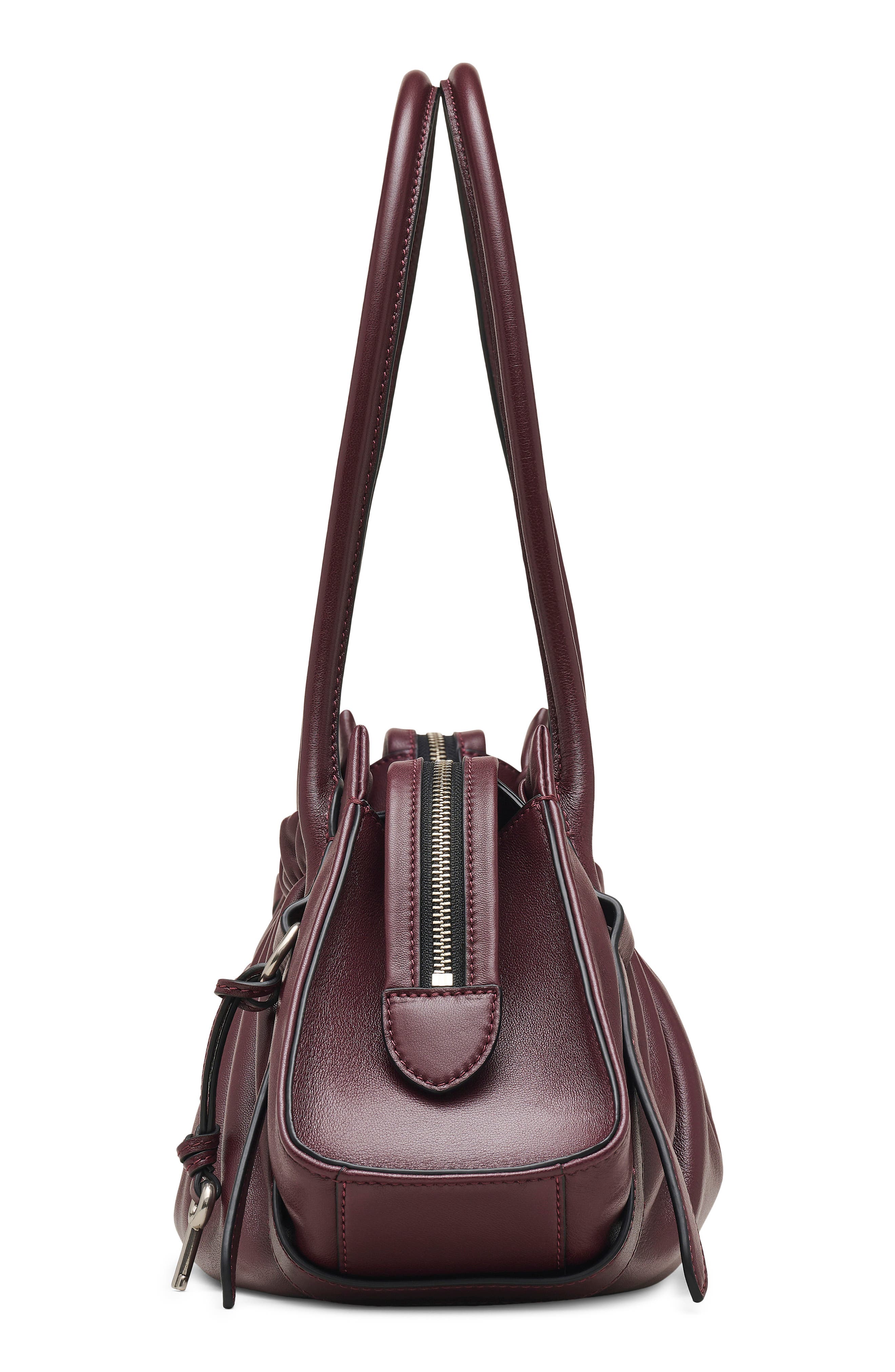 Marc Jacobs The Cristina Large Shoulder Satchel, Alternate, color, Dark Plum