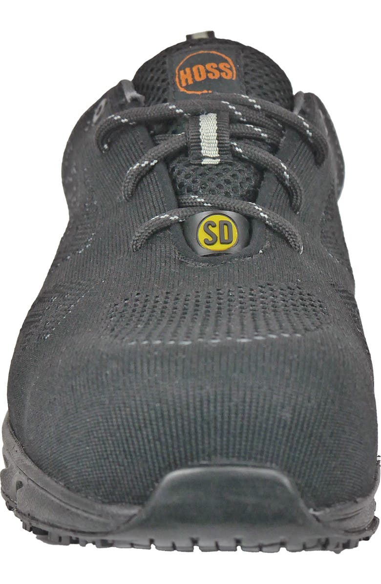 Hoss Boot Company HOSS Beedle SD Composite Toe Static Dissipative Slip Resistant Work Shoe, Alternate, color, Black/Grey