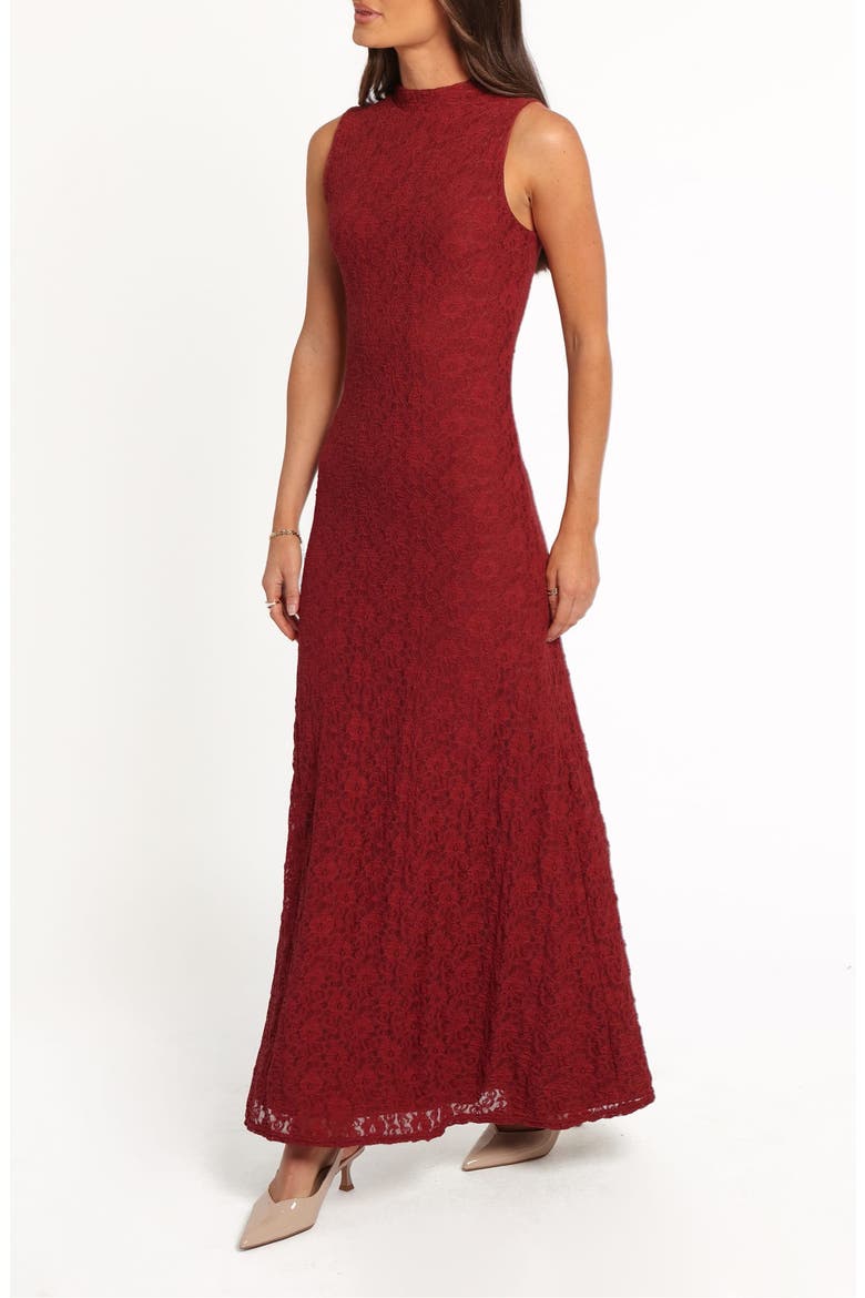 Atlas Maxi Dress, Alternate, color, CABERNET