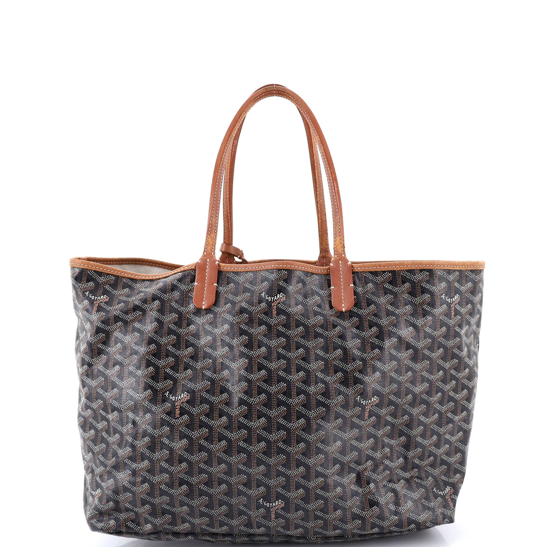 Pre-Owned Goyard Saint Louis Tote Coated Canvas PM, Main, color, 