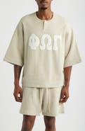 Fear of God Essentials Appliqué Henley Sweatshirt