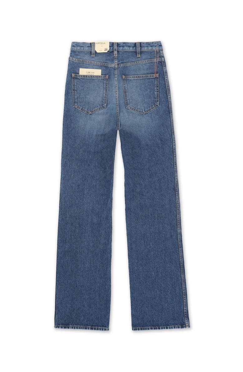 Fortela Jane Bootcut Stone Wash Denim Trousers, Alternate, color, Blue