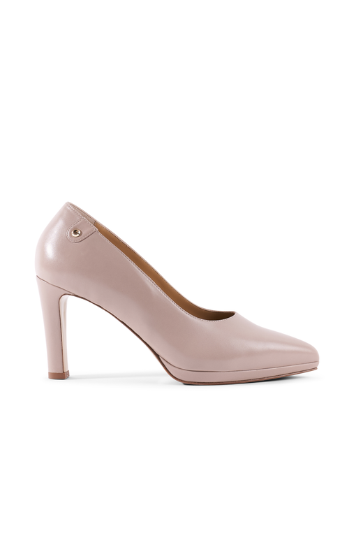 Stinaa.j Isa Orthopedic Pointed Toe Pumps In Beige Leather