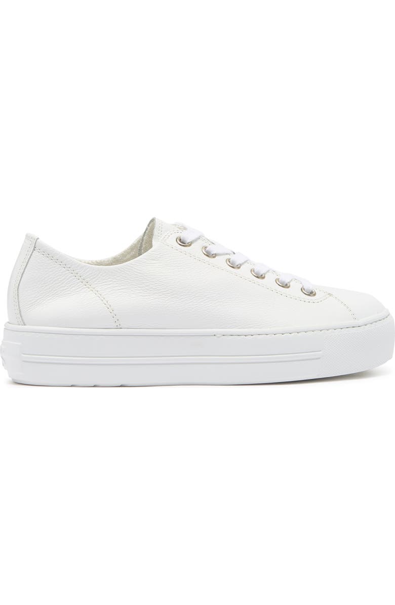 Paul Green Bixby Platform Sneaker, Alternate, color, Wht Lea