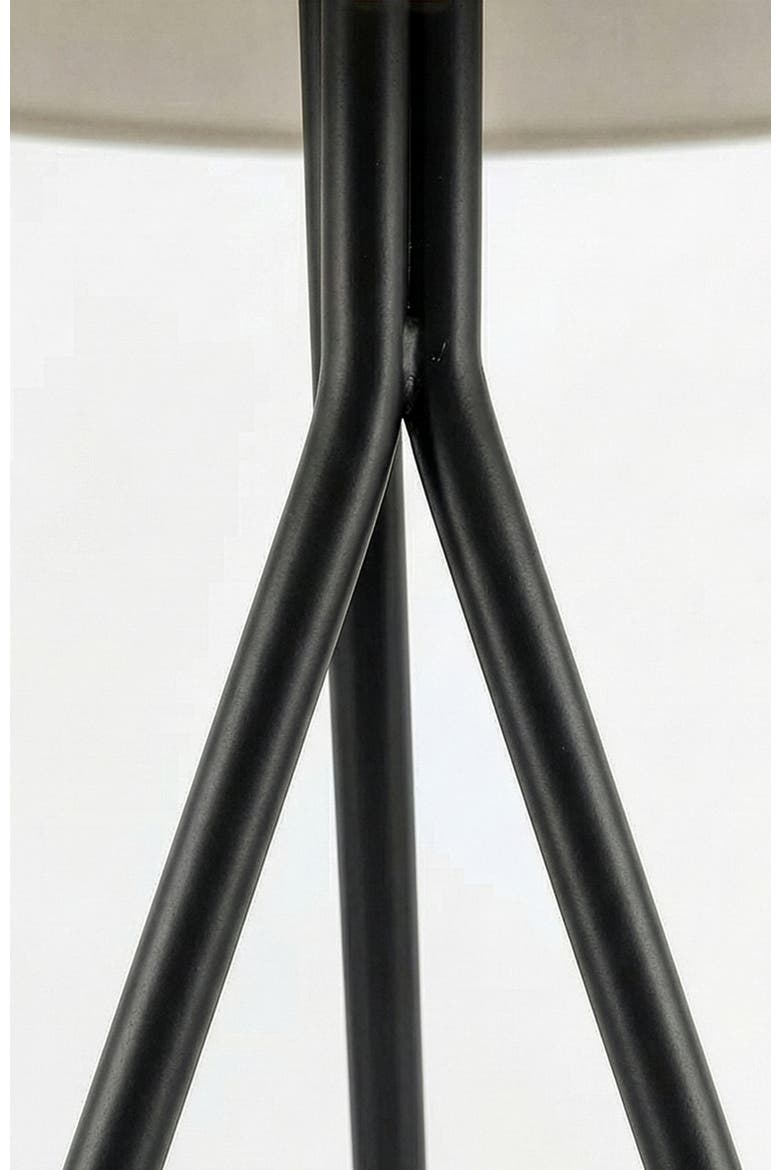 Forge 52" Black Tripod LED Floor Lamp, Alternate, color, Matte Black