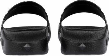 Monogram Print Rubber Slides