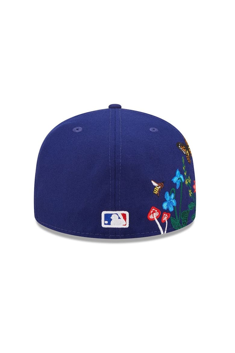Men's New Era Royal Los Angeles Dodgers Blooming 59FIFTY Fitted Hat, Alternate, color, Royal