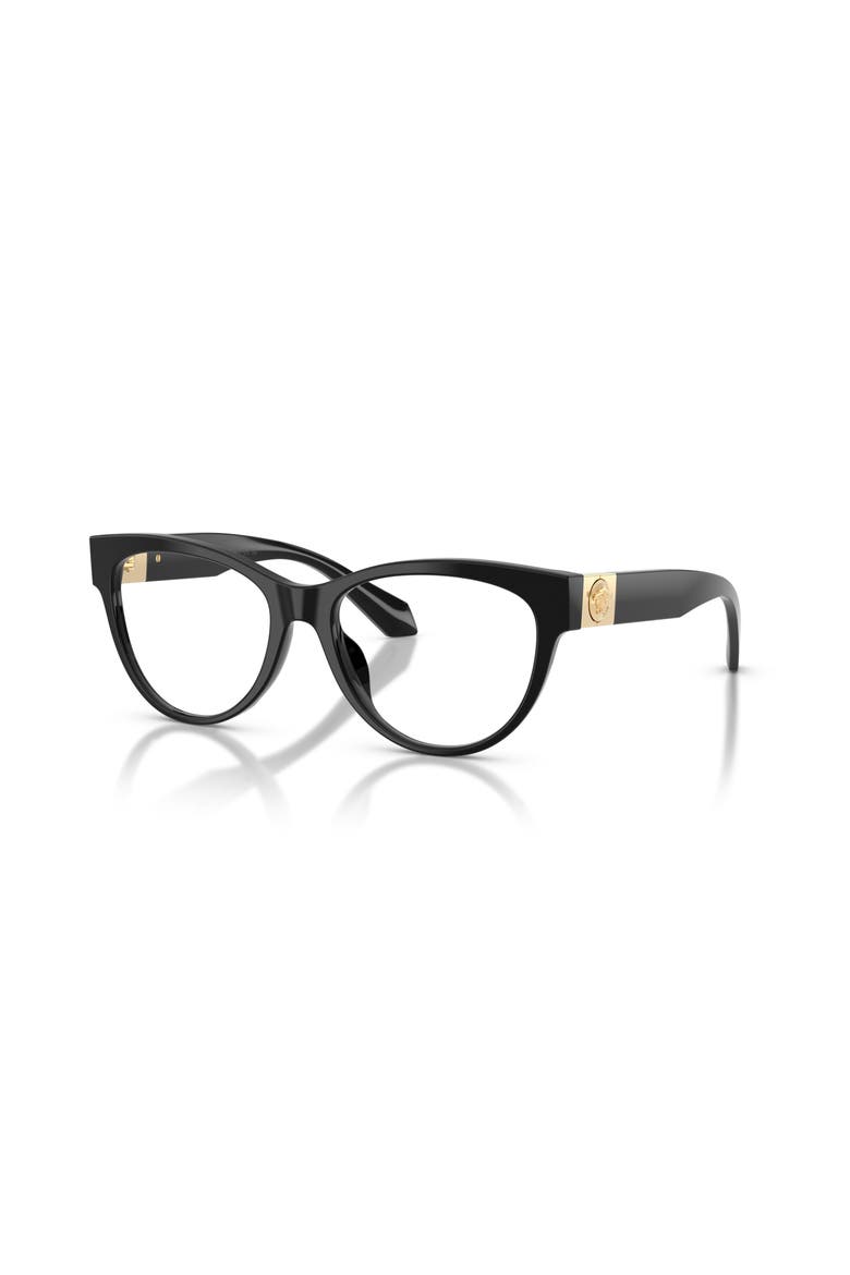 54mm Cat Eye optical glasses, Main, color, Black
