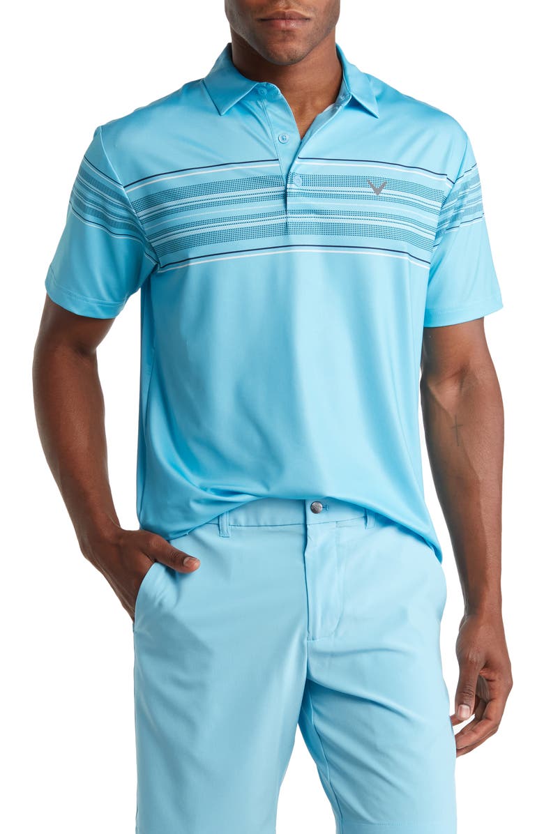Callaway Golf<sup>®</sup> Mosaic Stripe Polo, Main, color, 