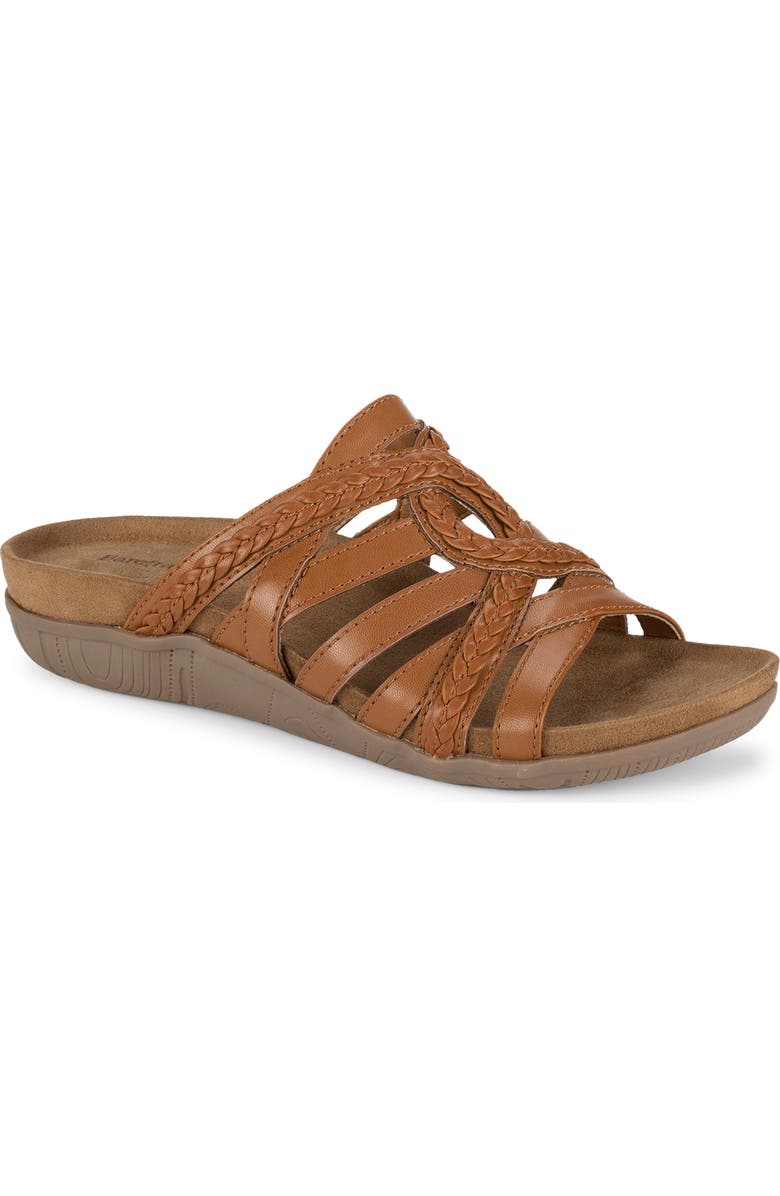 BARETRAPS Joneva Slide Sandal, Main, color, Dark Caramel