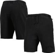 Mitchell & Ness Men's Mitchell & Ness Black New York Knicks French Terry Tonal Fleece Shorts