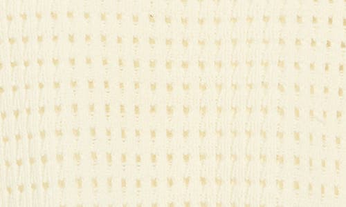 Rdi Short Sleeve Open Stitch Sweater In Gold