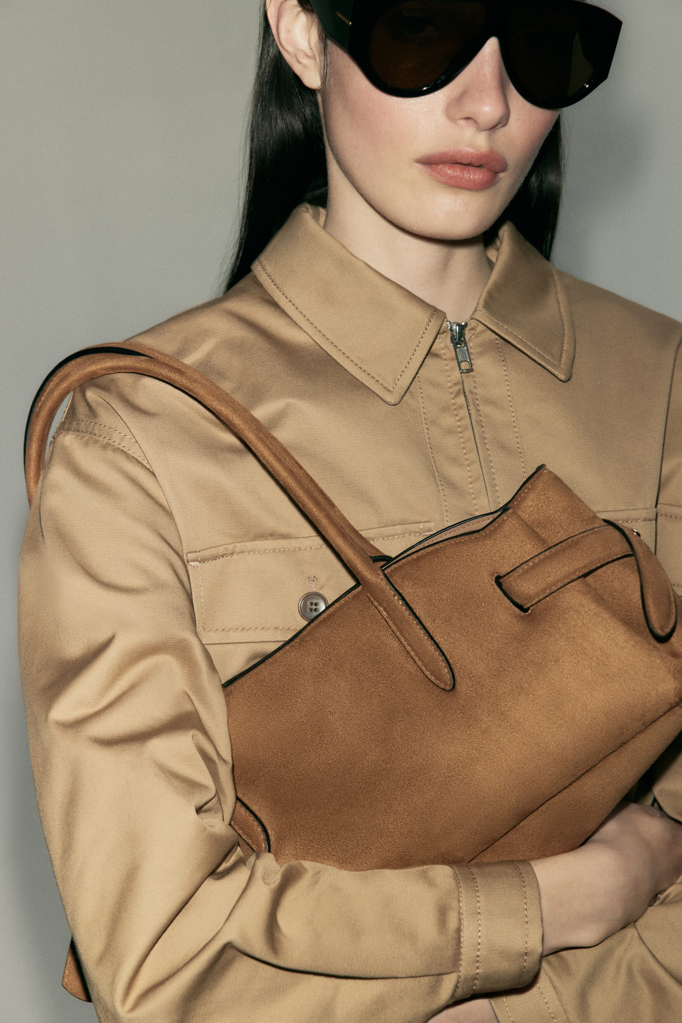 H&M Shoulder Bag, Alternate, color, Brown