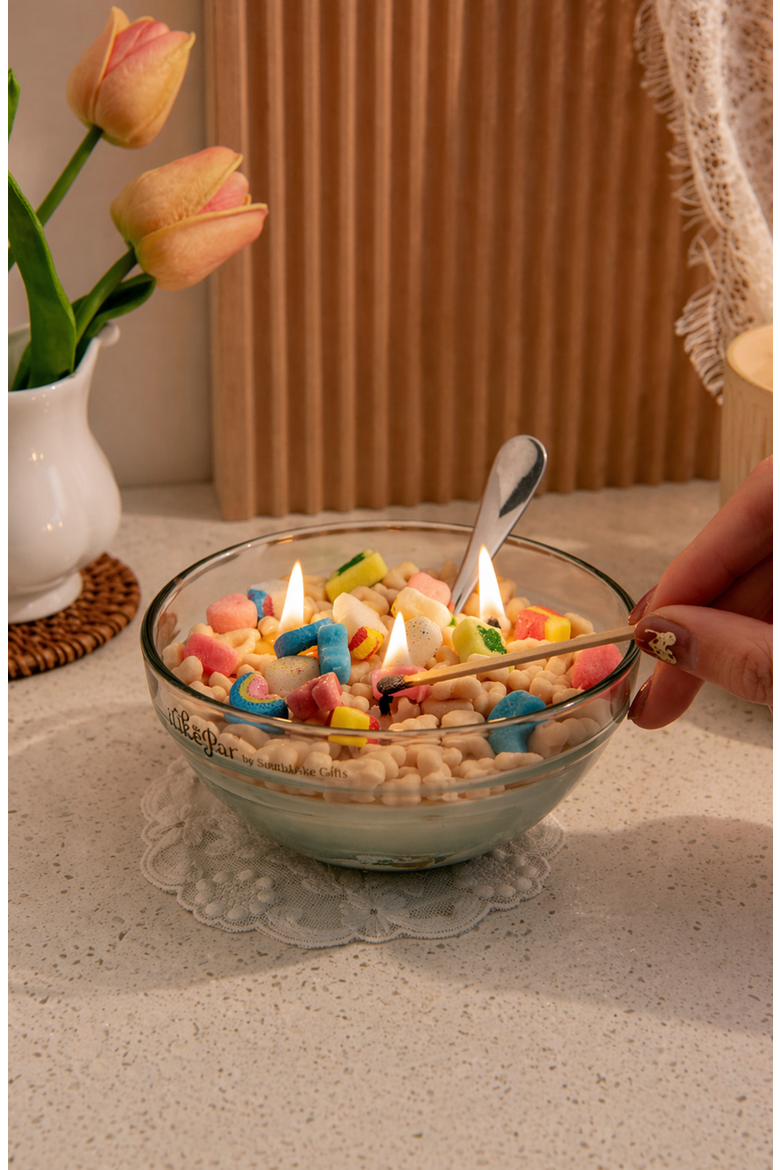 Lucky Charms Cereal Candle 2.0, Alternate, color, Off-white / Multicolor