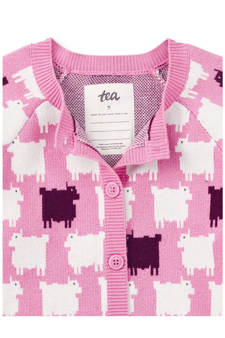 Baa Baa Black Sheep Cardigan, Alternate, color, Baa Baa Black Sheep