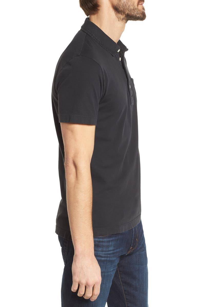 Billy Reid Pensacola Slim Fit Garment Dye Polo, Alternate, color,