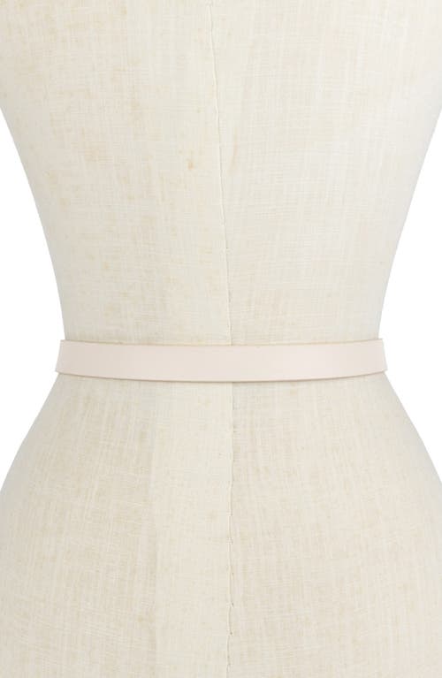 Kurt Geiger London Evil Eye Leather Belt In Neutral