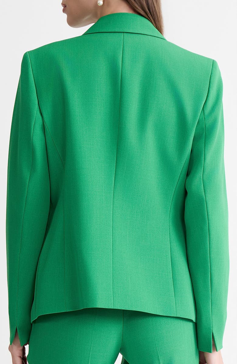 KASPER Two-Button Blazer, Alternate, color, Lush Green