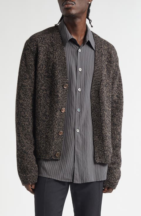 Academy Mouliné Superfine Wool Cardigan